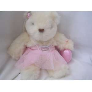  Fairy Teddy Bear Ballerina with Pink Valentine Heart 12 
