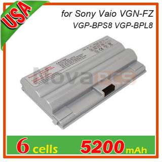 New Battery for Sony Vaio VGN FZ290 FZ340E FZ390 FZ410E  