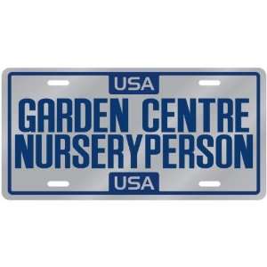  New  Usa Garden Centre Nurseryperson  License Plate 