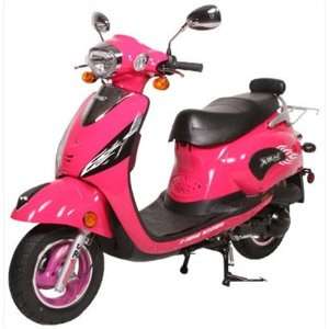 Gas Moped Model XM 155 (EPA & CARB Certified) Pink  