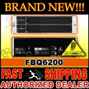  Behringer FBQ6200 31 Band Pro Graphic Equalizer Eq *Authorized Dealer