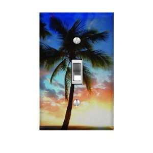  Palm Tree Light Switch Cover (style 3)