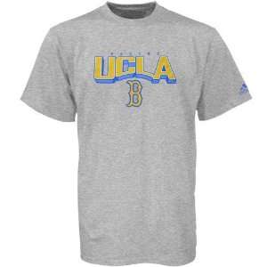 adidas UCLA Bruins Ash Book Smart T shirt:  Sports 