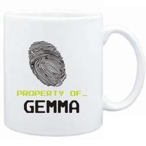  Mug White  Property of _ Gemma   Fingerprint  Female 