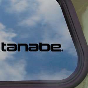  TANABE Black Decal Racing Development Exhaust Car Sticker 
