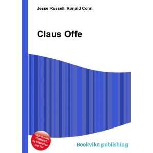  Claus Offe Ronald Cohn Jesse Russell Books