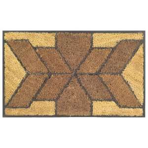  Brick Design Rubber Coir Inlaid Doormats   Modern Mats: Patio 