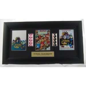 The Beatles Yellow Submarine Wood Framed Movie Film Cells Plaque   20 