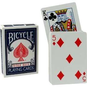 New Magic Blue Bicycle Rising Playing Cards Deck Trick  