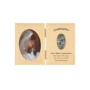   5X7 FIRST COMMUNION GODDAUGHTER PLAQUE PHOTO FRAME 