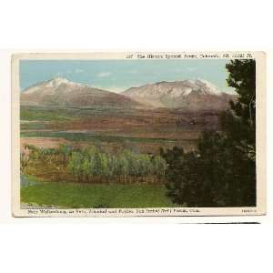  The Historic Spanish Peaks Colorado Postcard Everything 
