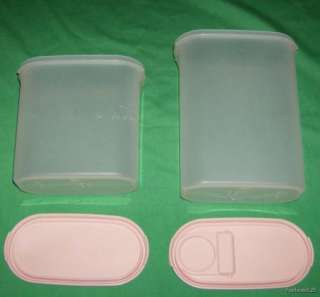 Pair of Tupperware Cereal Containers / Cannisters  