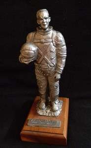 Americas Courage Michael Ricker   Pewter Astronaut Statue Figurine 
