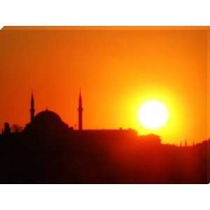  Sunset in Istanbul   Marmara, Turkey   Wrapped Canvas 