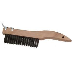   House LLC 130677 Shoe Handle Wire Brush With Scraper