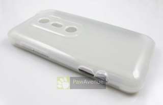 CLEAR Soft TPU Gel Skin Case Cover HTC EVO 3D Phone  