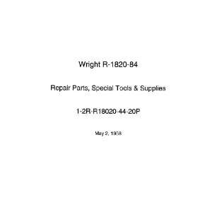   Cyclone Aircraft Engine Repair Manual: Wright R 1820 Cyclone 9: Books
