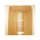 Elegance Voile Sheer Curtain Gold 58 x 45 in. Panel