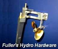 12 Cell Hydro Hardware 1/8 Water Pickup Wedge Rudder  