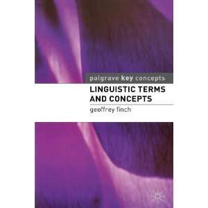  Linguistics Terms and Concepts Unstated Edition( Paperback 