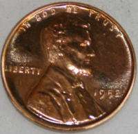 Lincoln Cent 1952 Proof Red Wheat Cent US Coins  