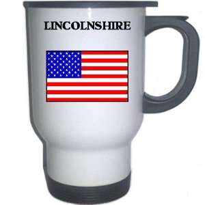  US Flag   Lincolnshire, Illinois (IL) White Stainless 