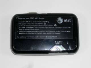 AT&T Novatel Wireless MiFi 2372 Mobile Hotspot 3G Network WiFi No SIM 