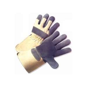 Heavy Duty Leather Glove w/ Gauntlet Cuff & Kevlar Stitching (Sold by 