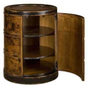  Solid Wood Drum Table Furniture & Decor
