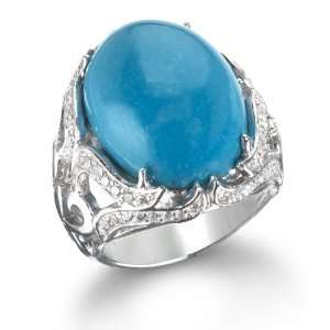  Turquoise Cocktail Ring CHELINE Jewelry