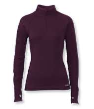 Womens Polartec Power Dry Base Layer, Quarter Zip Expedition Weight