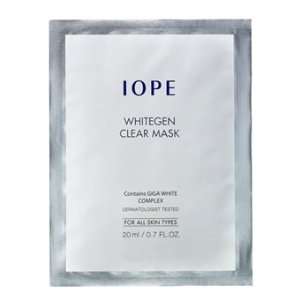   SHIPPING + IOPE Whitegen Clear Mask (All Skin / Whitening / 6 Sheets