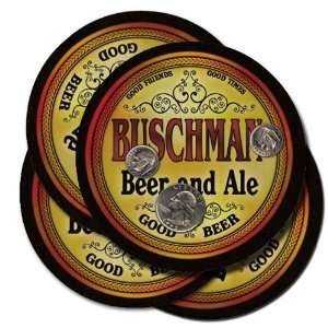  BUSCHMAN Family Name Beer & Ale Coasters 