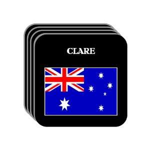  Australia   CLARE Set of 4 Mini Mousepad Coasters 