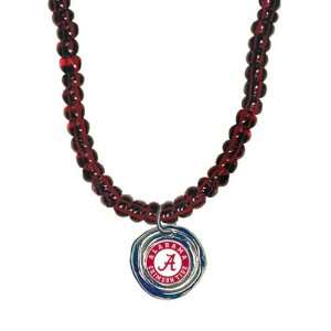 AVA Collegiate Necklace   Alabama, Dark Red  Sports 