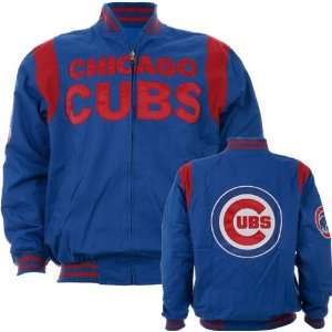   : Chicago Cubs Reversible Logo Team Varsity Jacket: Sports & Outdoors