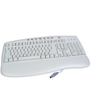  Logitech 104 Key PS/2 Multimedia Keyboard (Beige 