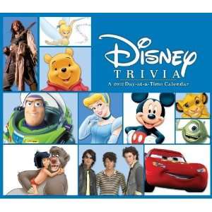  Disney Trivia 2012 Day At A Time Box Calendar [Calendar 