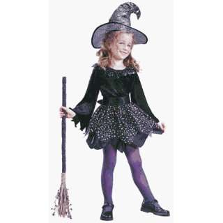   : Childs Purple Witch Dress Costume (Size:Large 12 14): Toys & Games