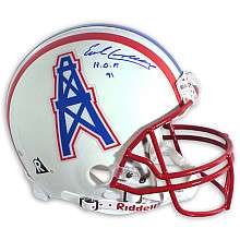   Memories Houston Oilers Earl Campbell Autographed Helmet   