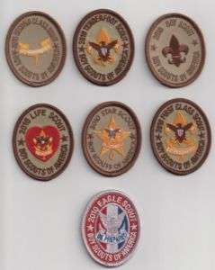 2010 Boy Scout Rank Badges   complete set  
