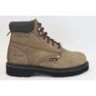 AdTec Mens 6 Steel Toe Work Boots,Nubuck Brown