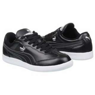 Athletics Puma Mens Liga Leather Black/White Shoes 