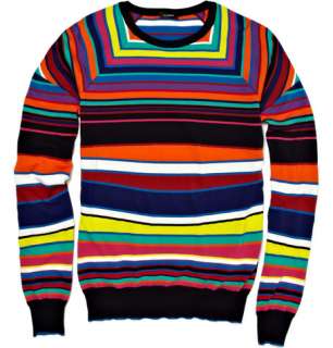  Clothing  Knitwear  Crew necks  Striped Knitted 