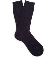 Pantherella Ribbed Cashmere Blend Socks