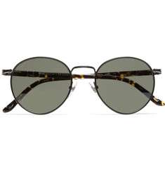 Persol Round Metal Sunglasses