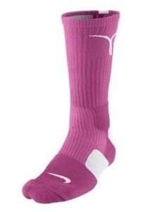 Nike Elite Basketball Breast Cancer Awareness Sock SIZE L 8 12 Pink 