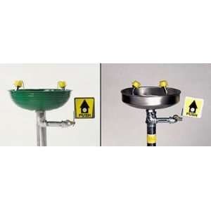   Eye Wash with Pedestal Mount (Stainless Steel Bowl)