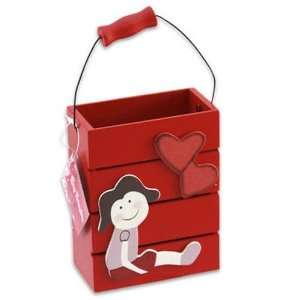  Girl With Heart Pencil Box 5 Case Pack 36