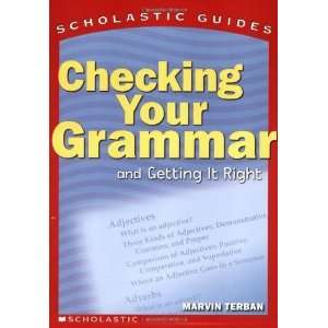   Your Grammar Scholastic Guides [Paperback] Marvin Terban Books